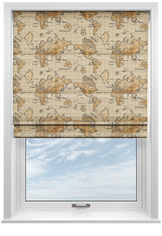 Maps, Multi - Roman Blind